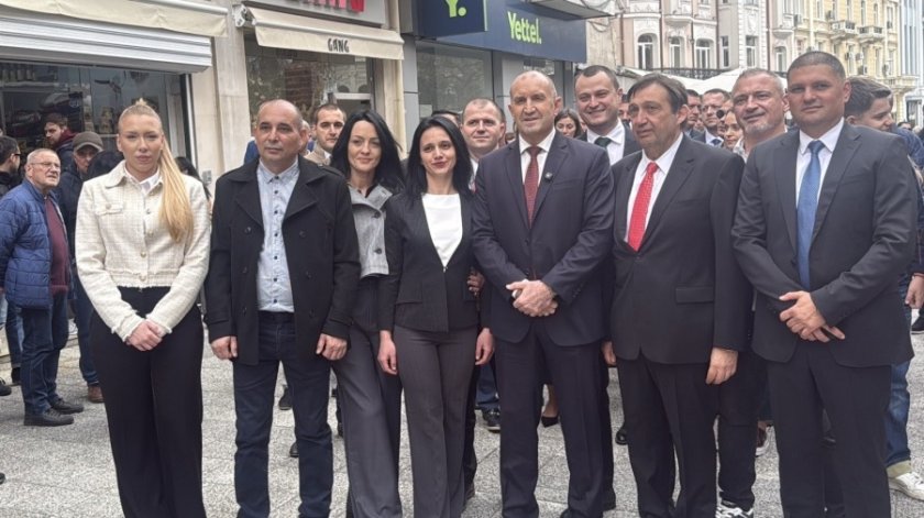 Врачанският екип на Румен Радев със силно участие при откриването на кампанията на „Прогресивна България“ в Пловдив