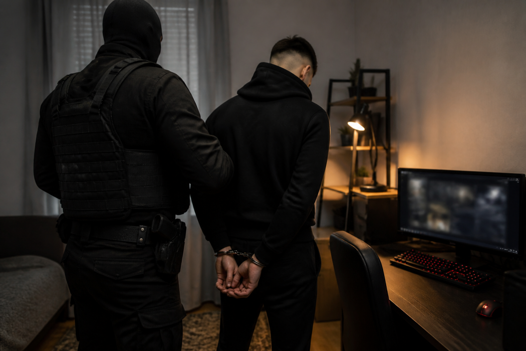 ГДБОП задържа 21-годишен във Видин за онлайн сексуална експлоатация