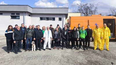 Врачанските огнеборци изпратиха в заслужена пенсия инспектор Янчик