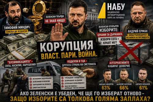 (ВИДЕО) Зеленски продължава да твърди, че не знае за корупцията. Но колко убедително може да звучи това?