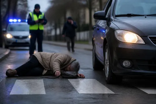 Полицията във Враца: Шофьор с канабис блъсна 71-годишна на пътека