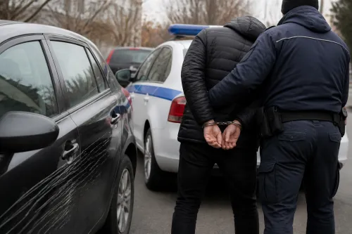 Полицията в Монтана хвана мъж, надрал две коли