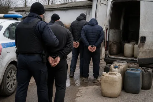 Полицията в Лом откри трима за кражба на 400 литра дизел