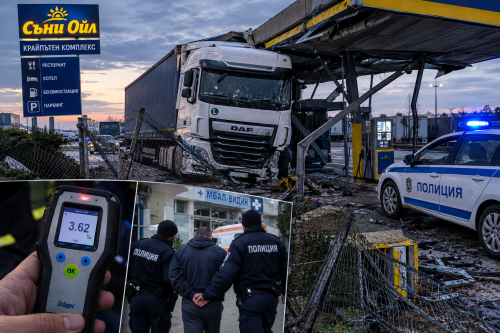 Пиян тираджия с 3,62 промила помете ограда и навес на паркинг във Видин
