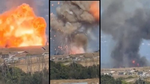 (ВИДЕО) Експлозия разтърси завод за боеприпаси край Рим