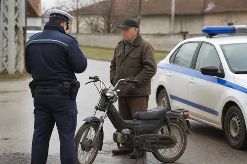МВР хвана 66-годишен в Селановци с нерегистриран мотопед