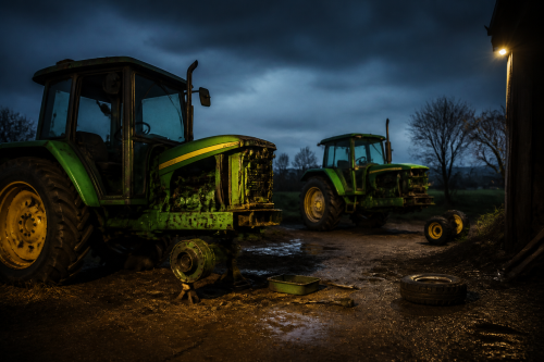 Крадец разкости два John Deere-а край Монтана за 6300 евро