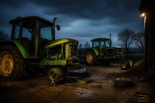 Крадец разкости два John Deere-а край Монтана за 6300 евро