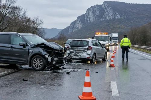 АПИ ограничи движението по II-15 край Враца заради катастрофа