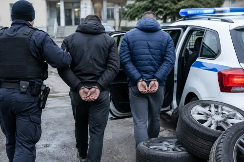 Полицията в Бяла Слатина хвана двама непълнолетни за кражба на джанти