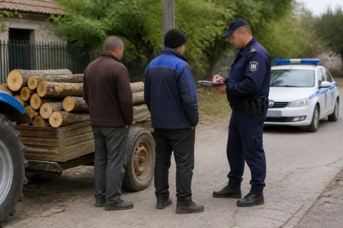Полицията във Видинско санкционира трима за немаркирани дърва