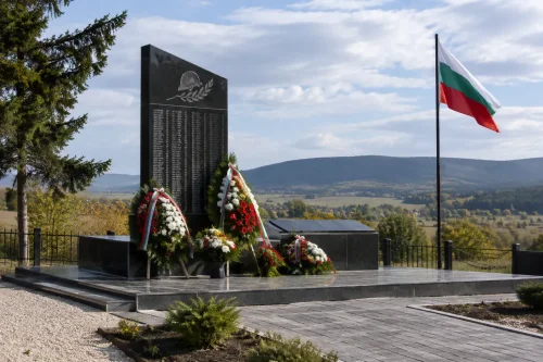Край Киреево откриха военен паметник за 90 загинали войници
