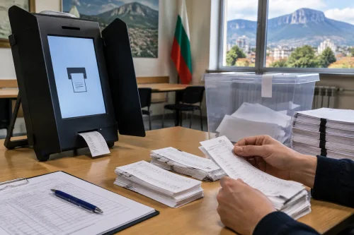 ЦИК въвежда ръчно контролно броене на машинните разписки