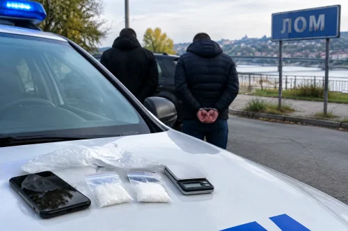 Полицията в Лом задържа двама рецидивисти с амфетамин