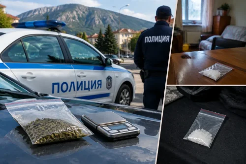 МВР Монтана задържа 18-годишен с 1,10 г чай за пушене