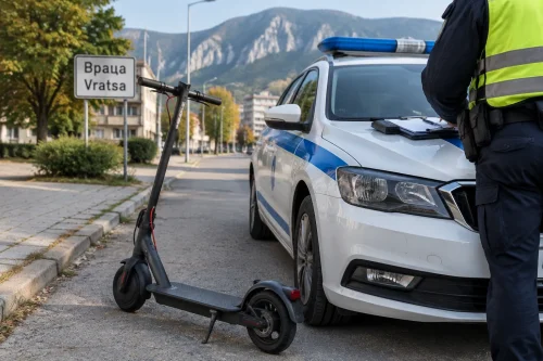 Хванаха неправоспособен водач на електрическо превозно средство в Бутан