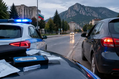 Полицията във Враца задържа шофьор след тест за кокаин