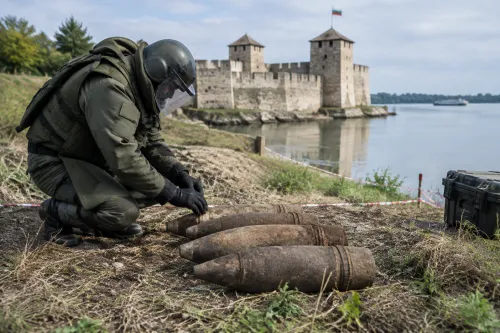 Военни обезвредиха четири боеприпаса край „Баба Вида“ във Видин