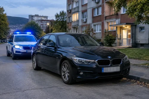 Полицията във Видин откри откраднато BMW в жк „Бонония“