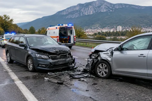Полицията: Петима пострадали при катастрофа на Е-79 край Враца