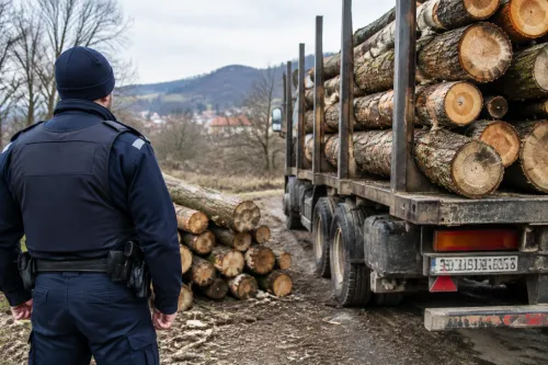 Полицията в Кула образува бързо производство за незаконни дърва