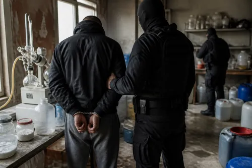 Рецидивист направи домашна нарколаборатория във Враца и беше задържан