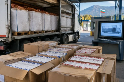 Митниците на Капитан Андреево задържаха 230 000 контрабандни цигари