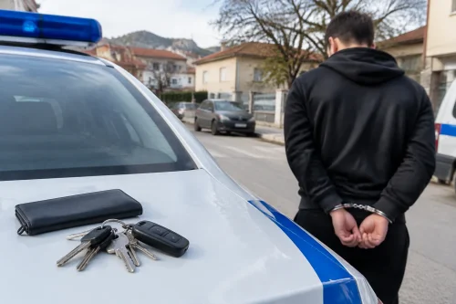 Полицията хвана 19-годишен за кражба на ключове в Баница