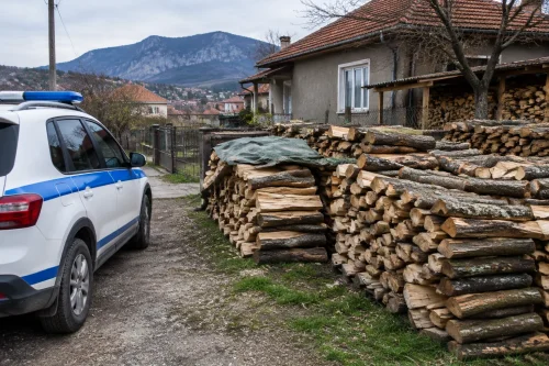 Полицията във Вършец иззе 2,5 кубика незаконни дърва