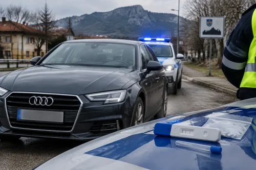 МВР хвана софиянец с Audi A4, дрогиран с кокаин