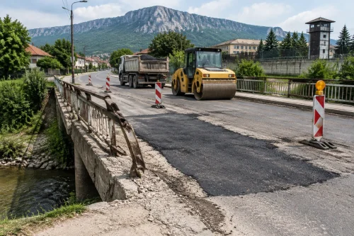 Община Враца започна ремонт на опасния мост до затвора