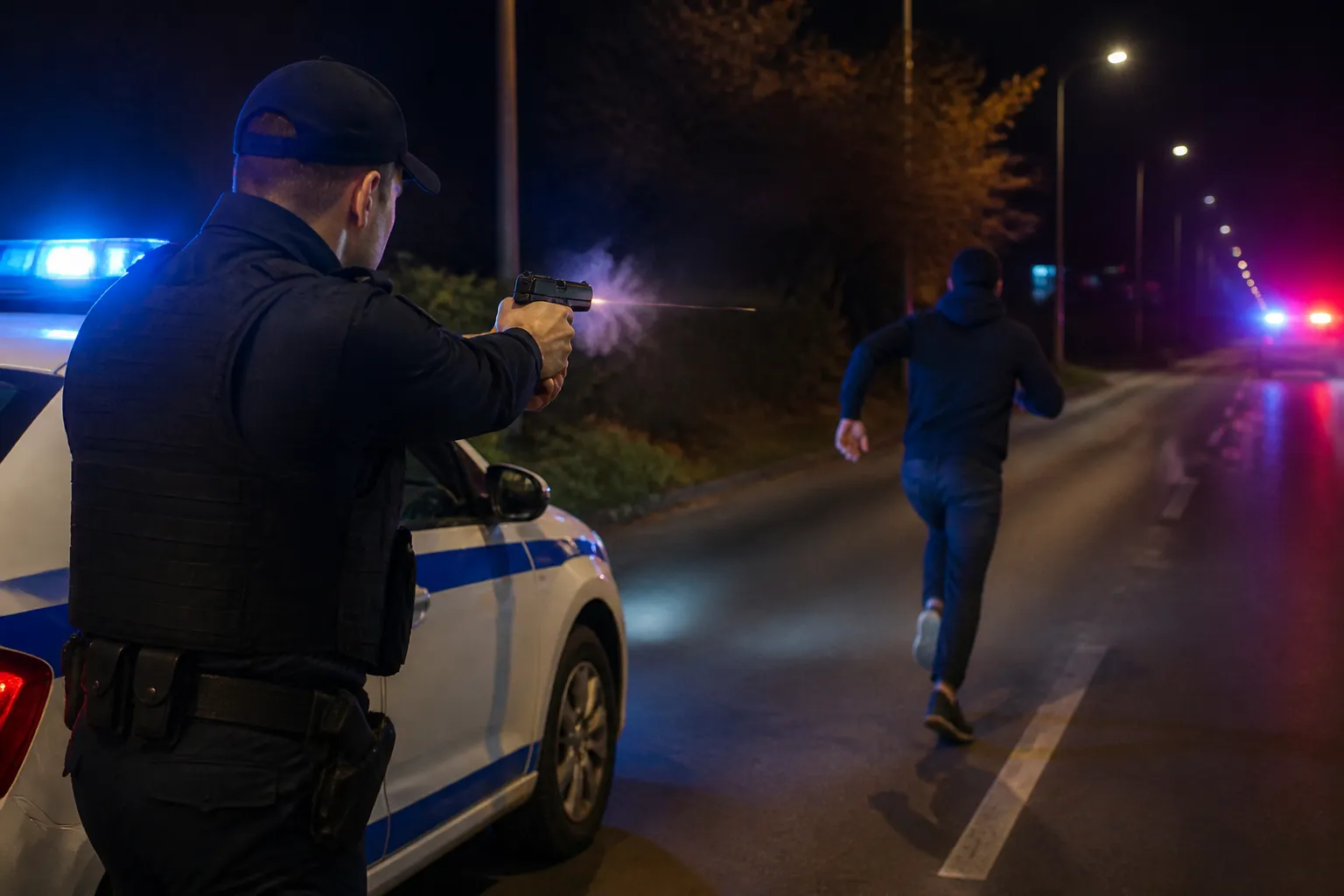 Полицията в Козлодуй простреля 21-годишен беглец със стоп патрон