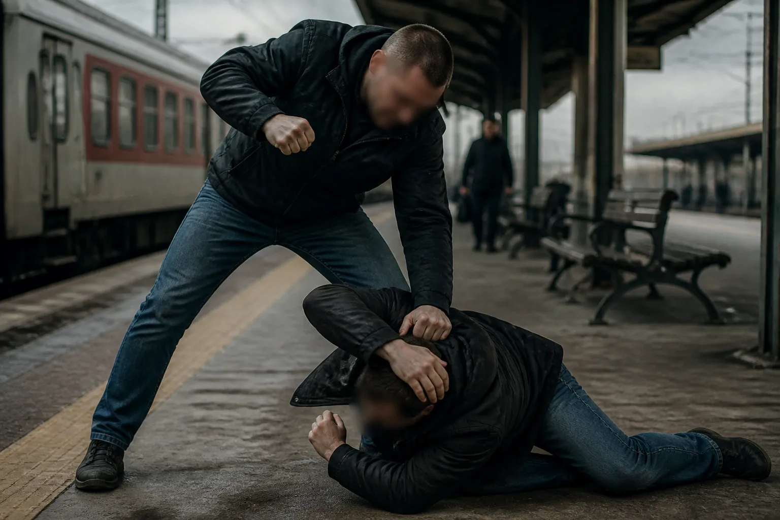 Мъж преби свой познат на жп гарата във Враца