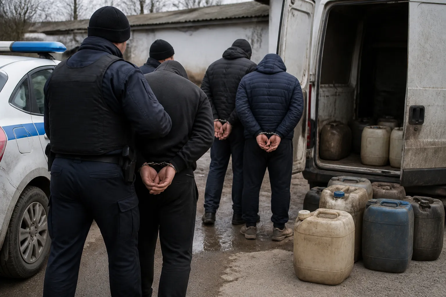 Полицията в Лом откри трима за кражба на 400 литра дизел