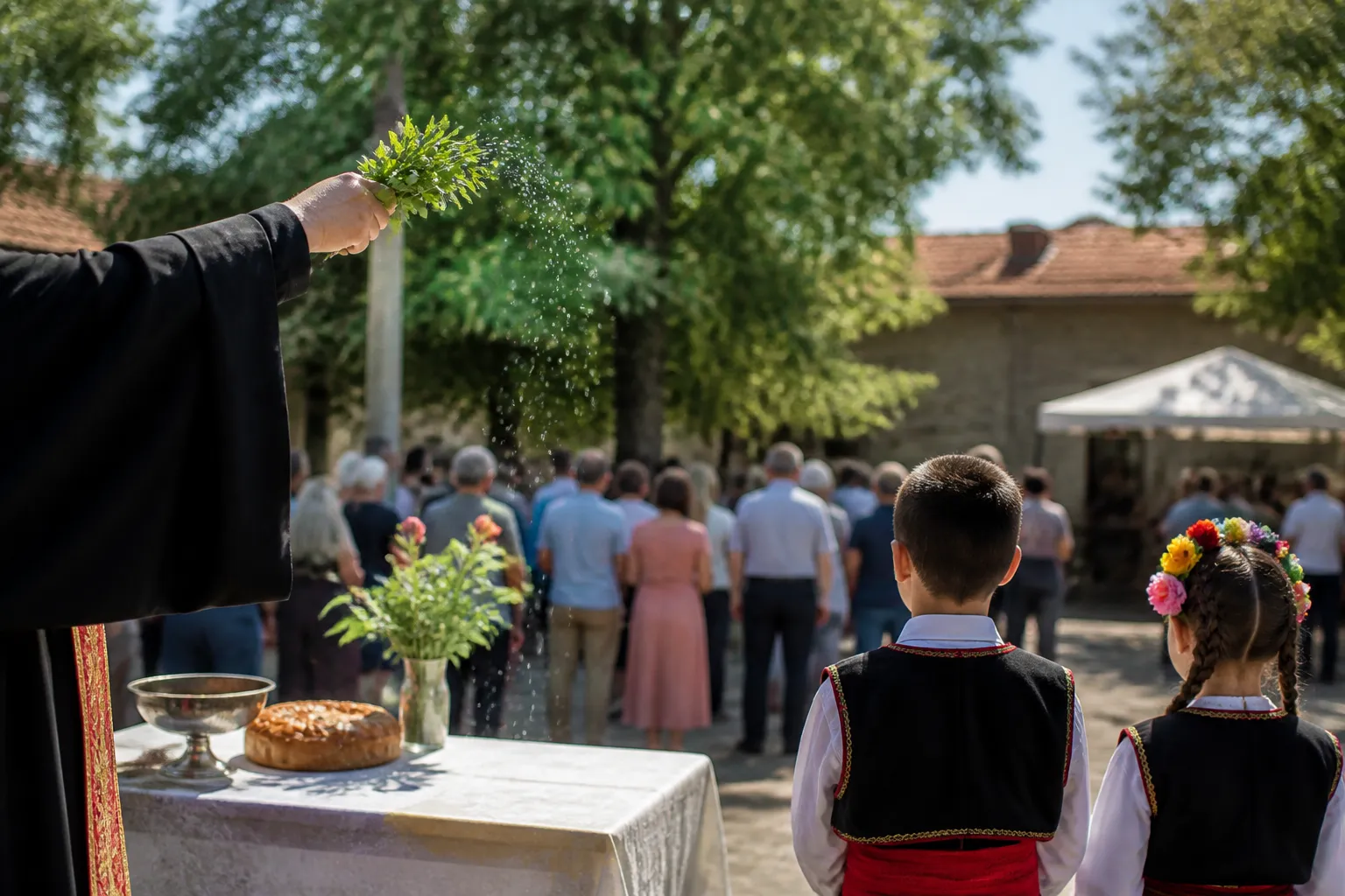 Хърлец отбеляза събора си с водосвет и среща на поколенията