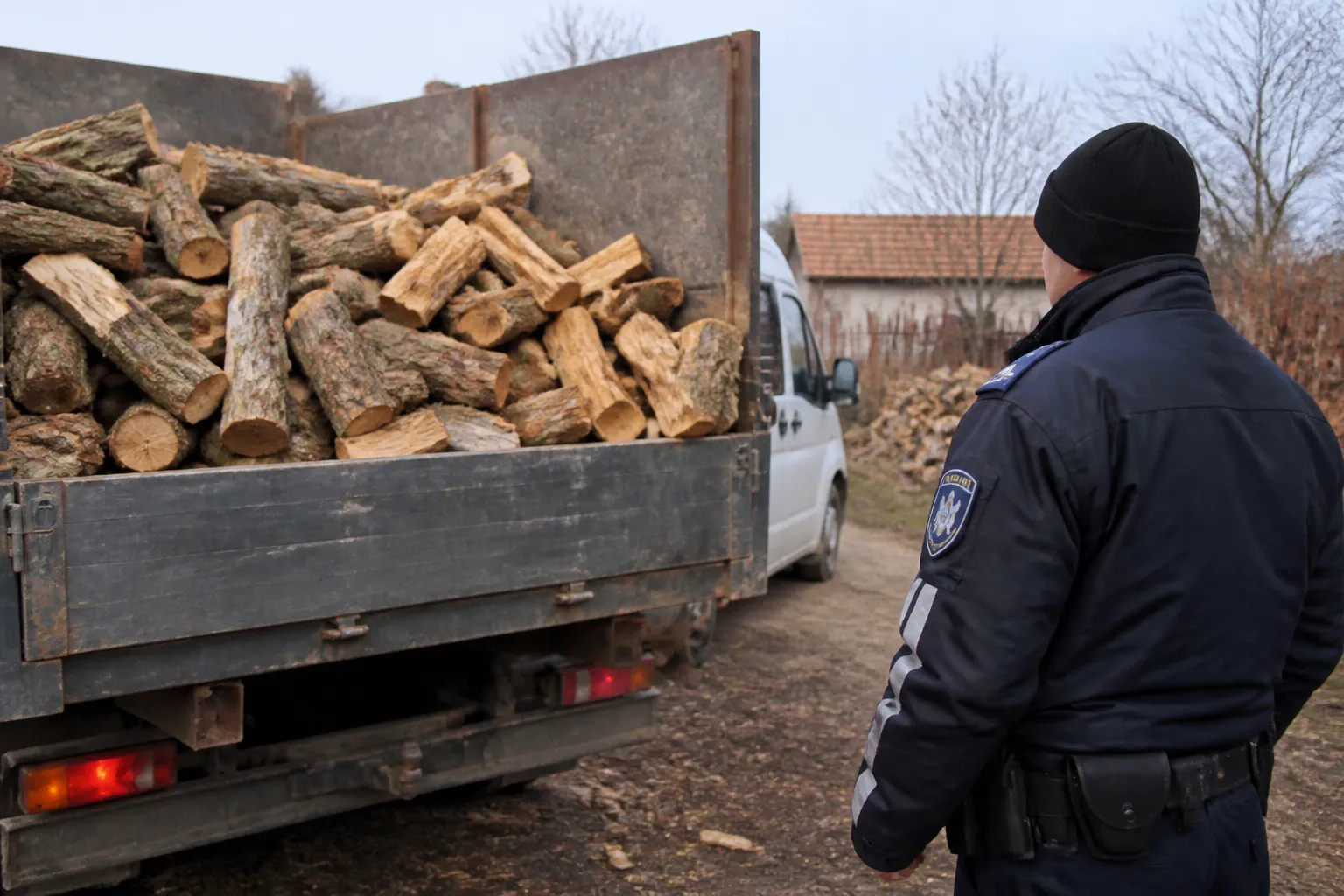 Полицията в Дунавци установи 4,2 кубика дърва без документи