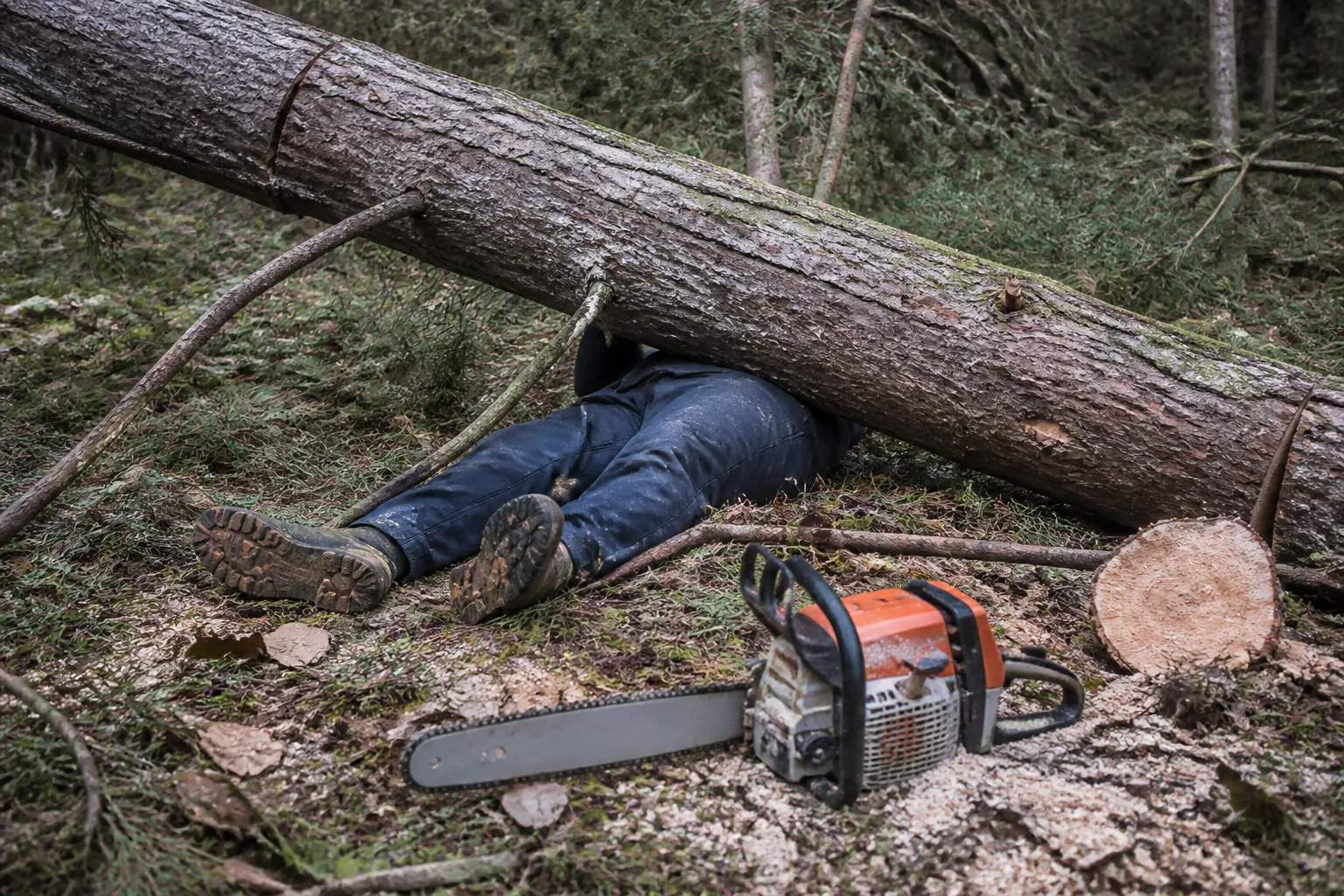 Дърво затисна дърворезач край Кула, 57-годишен почина