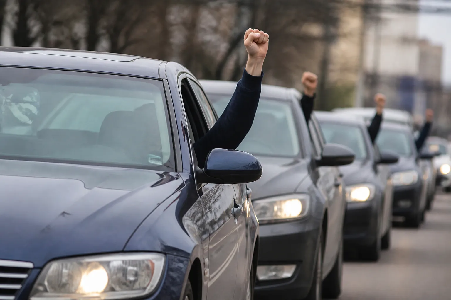 Автоинструктори в Монтана протестираха заради липса на изпитващи