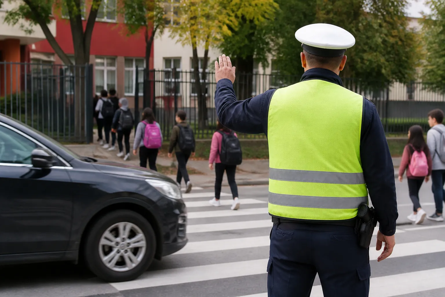 Пътна полиция в Монтана засилва контрола около училищата на 15 септември