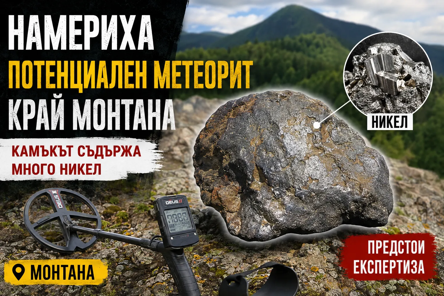 Сензация край Монтана: Откриха камък, който може да е метеорит