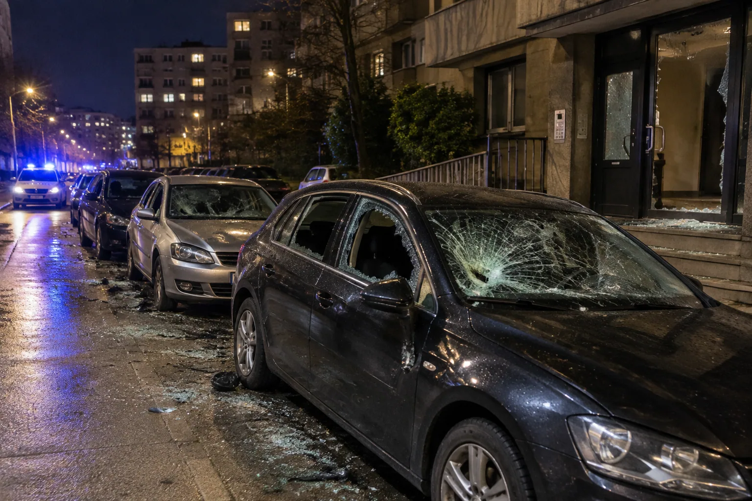 Пиян мъж потроши 10 коли в Монтана след скандал