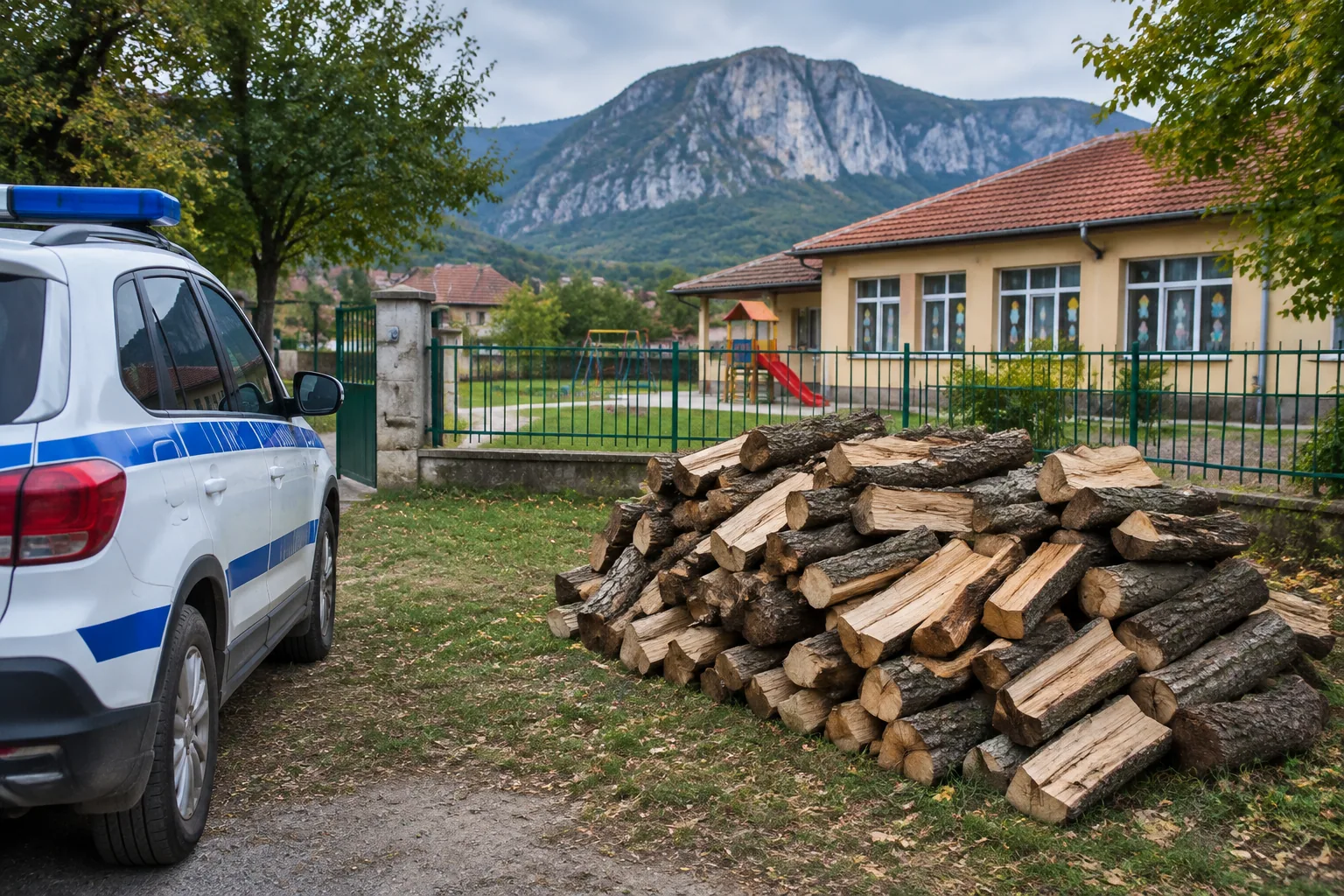 Полицията във Враца разкри кражба на 5 кубика дърва в Три кладенци