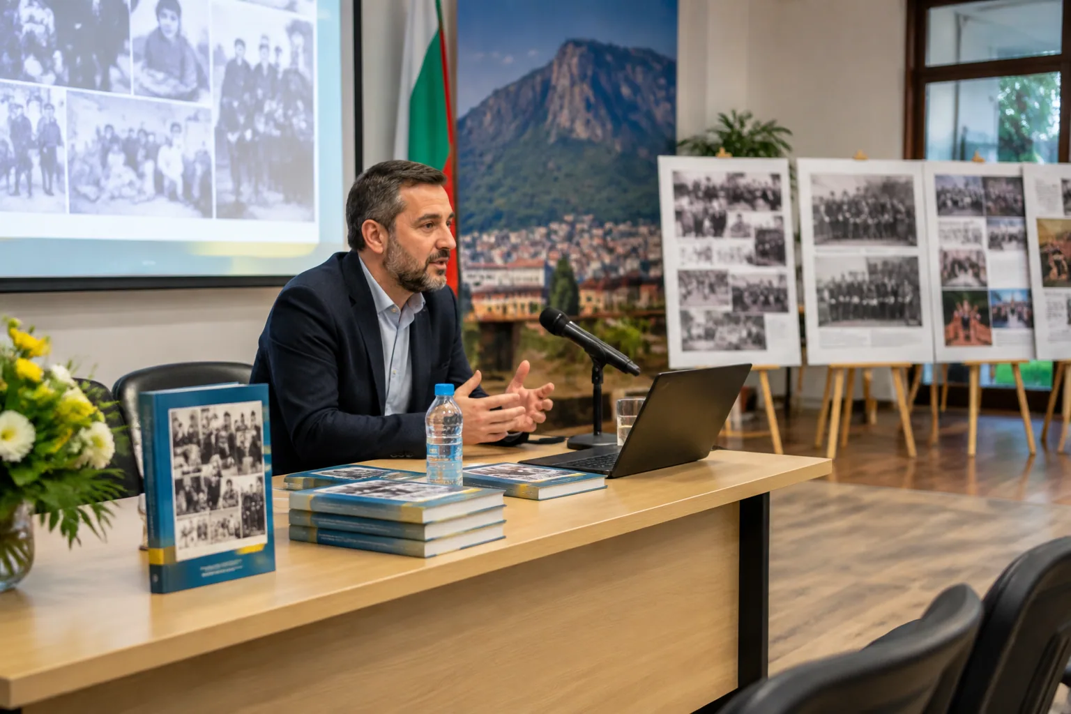 Георги Богданов представи във Враца книга за 150 години детски организации