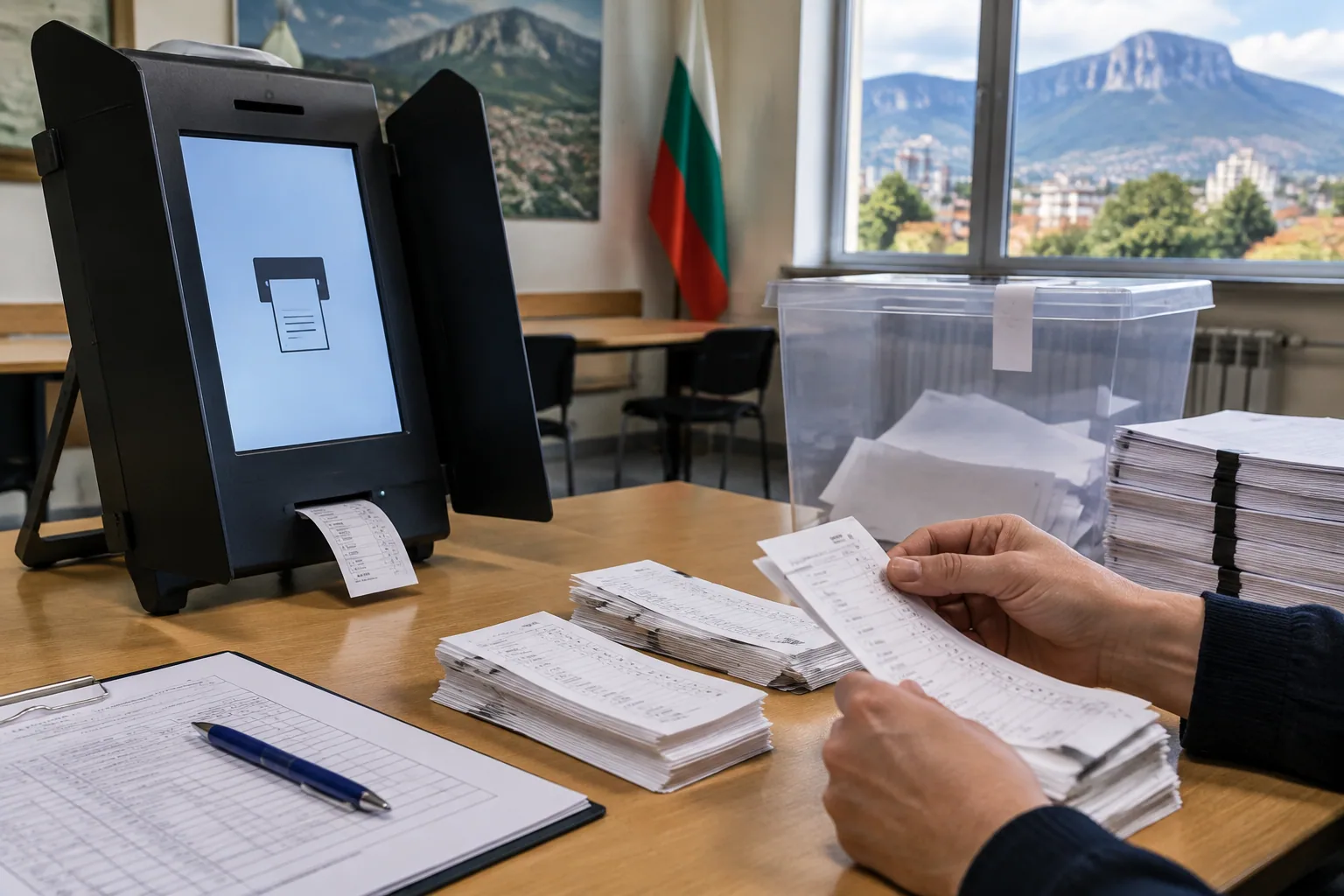 ЦИК въвежда ръчно контролно броене на машинните разписки