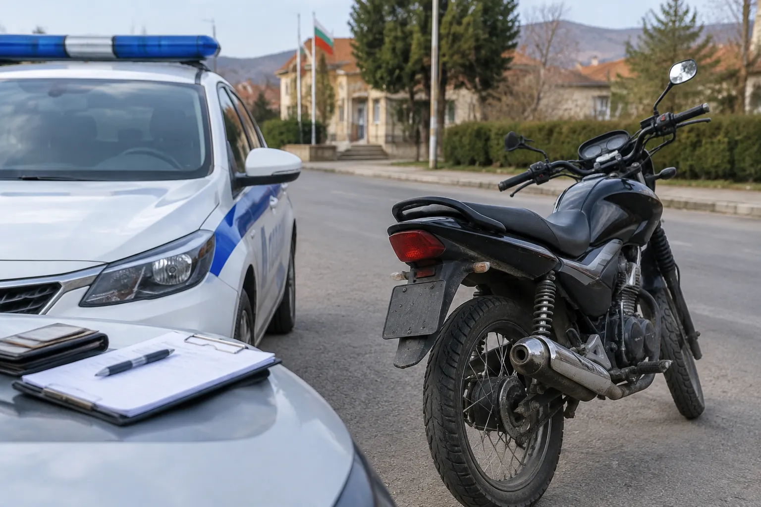 Полицията в Роман хвана 33-годишен без книжка с нерегистриран мотопед