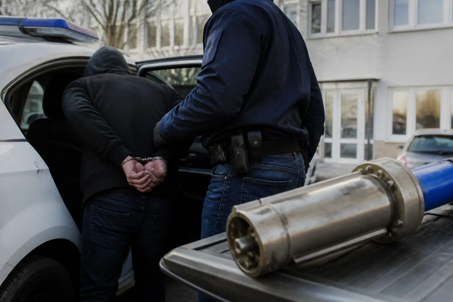 Полицията хвана двама мъже за кражба на сонда за 20 000 евро