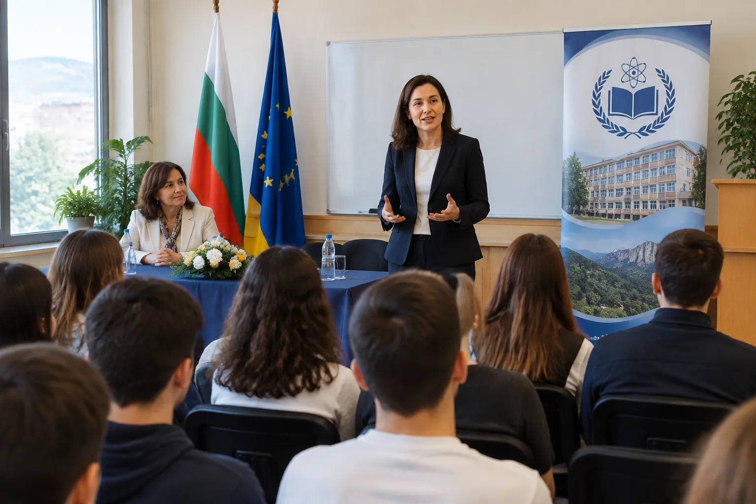 Михаела Доцова говори в Монтана за парламентаризма и ролята на младите