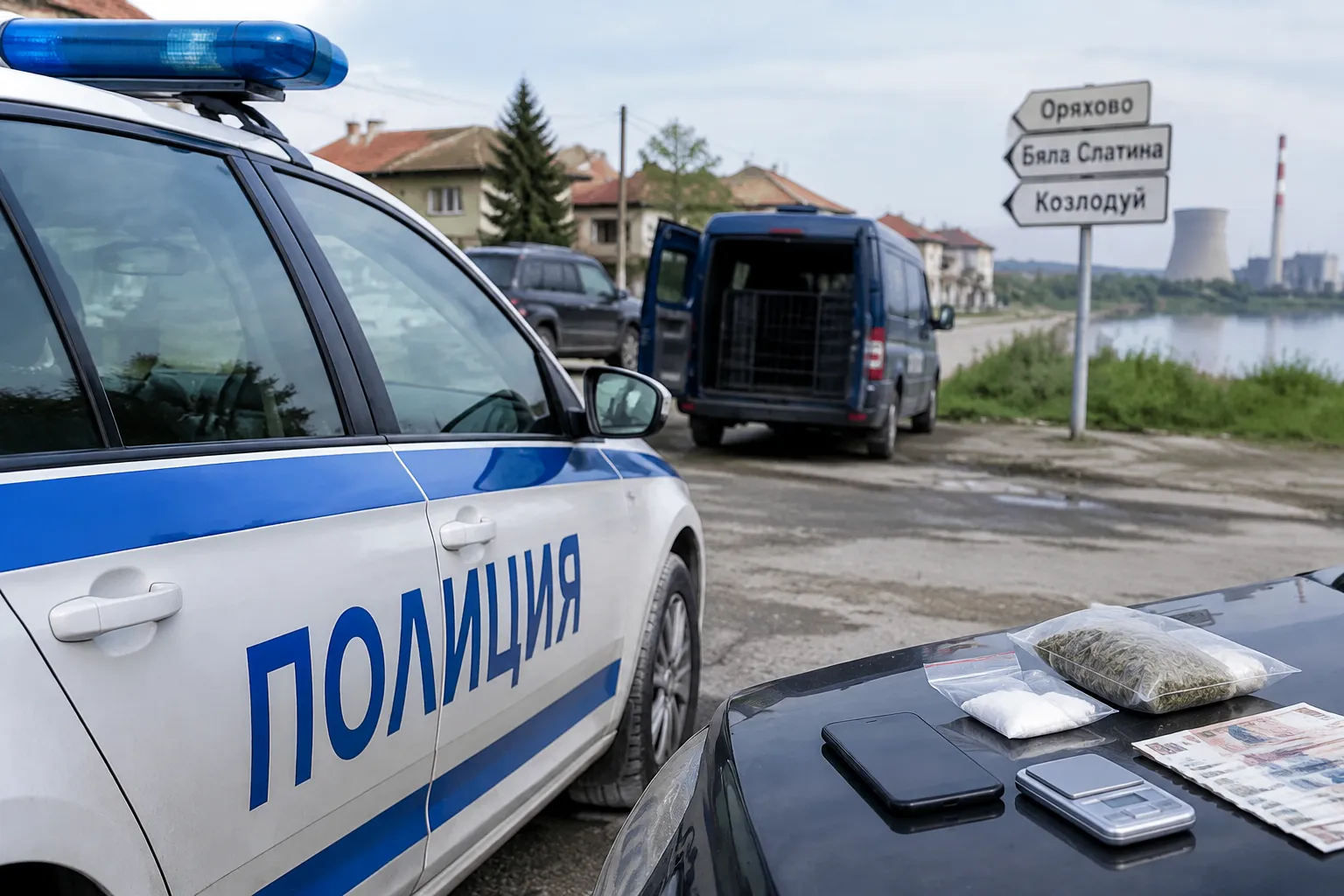 Полицията проведе спецакции в Оряхово, Бяла Слатина и Козлодуй