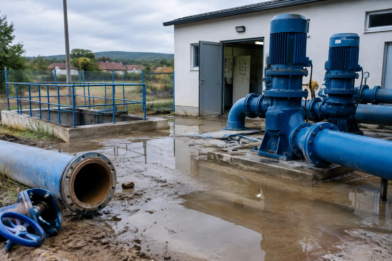Авария в помпена станция спря водата в Софрониево