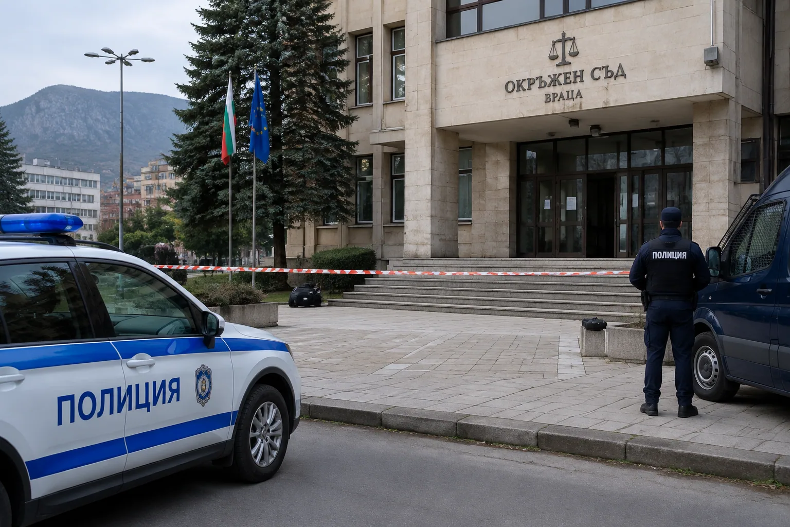 Евакуираха Окръжния съд във Видин заради сигнал за бомба